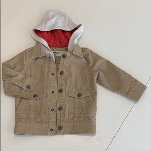 Corduroy Hooded Jacket